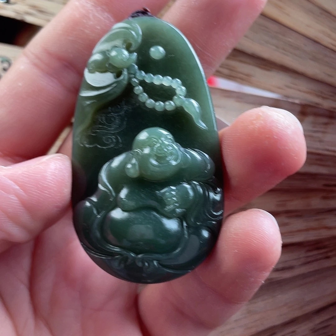 和田玉吊坠(不含链)未镶嵌