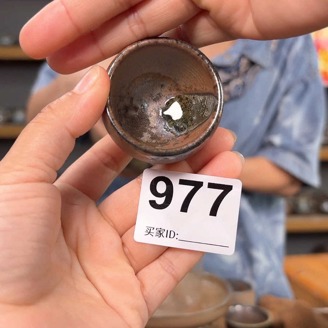 杯?***李坭兴陶柴烧全手工原矿泥料杯