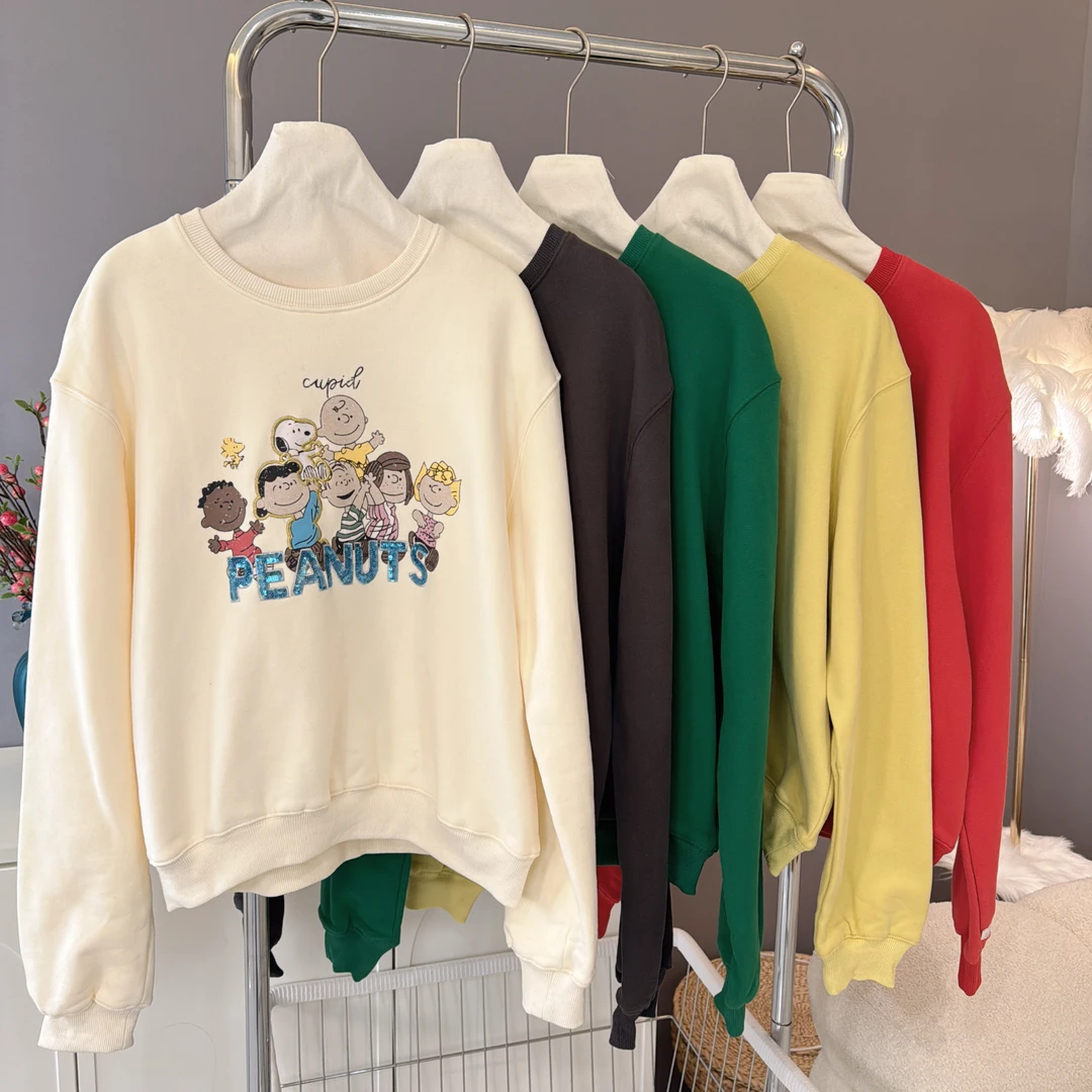 【伟伟专属】5色史努比卡通韩系卫衣