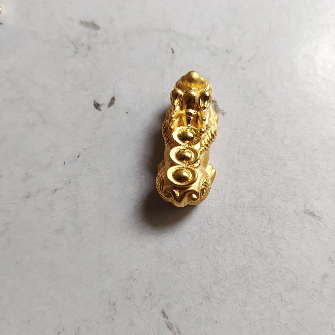 金元宝足金999貔貅珠子首饰