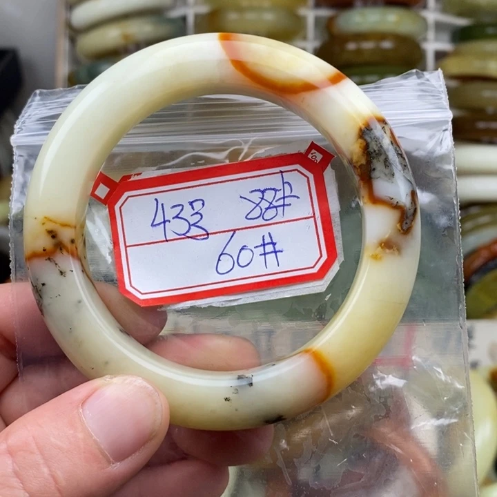 未镶嵌蛇纹石玉手绳