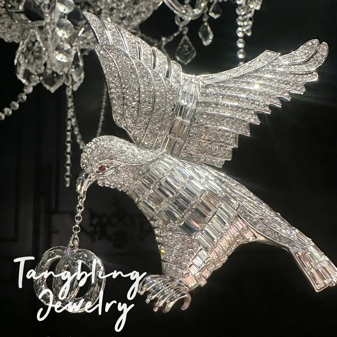 铜合金胸针 香｜老鹰 秀款 中古vintage 小香风 高级奢华时尚复古