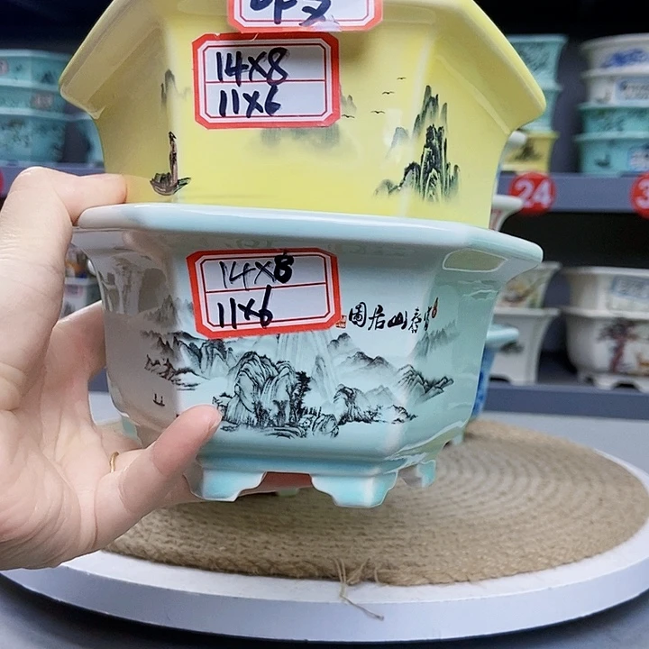 紫砂花瓶紫砂花盆