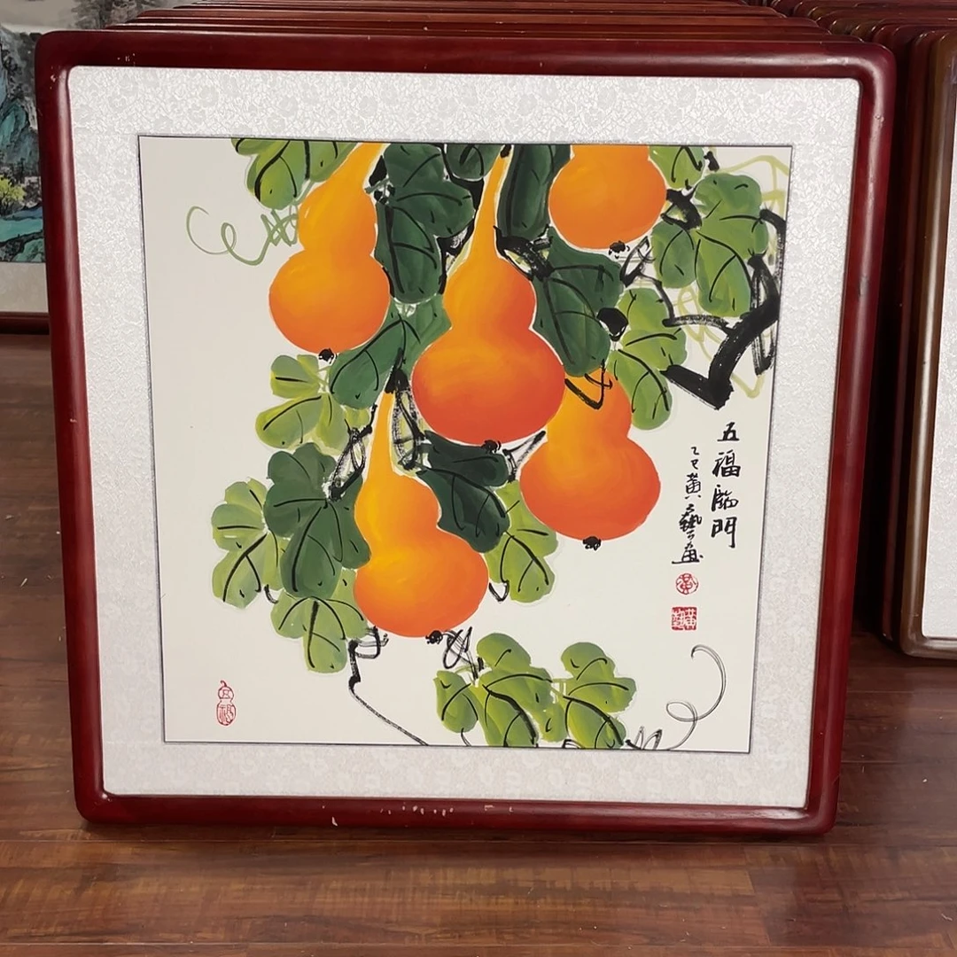 国画带框尺寸63*63厘米