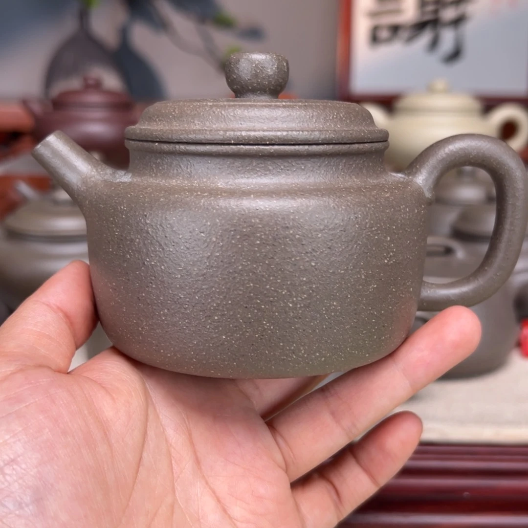 茶壶紫砂蟹壳青的240