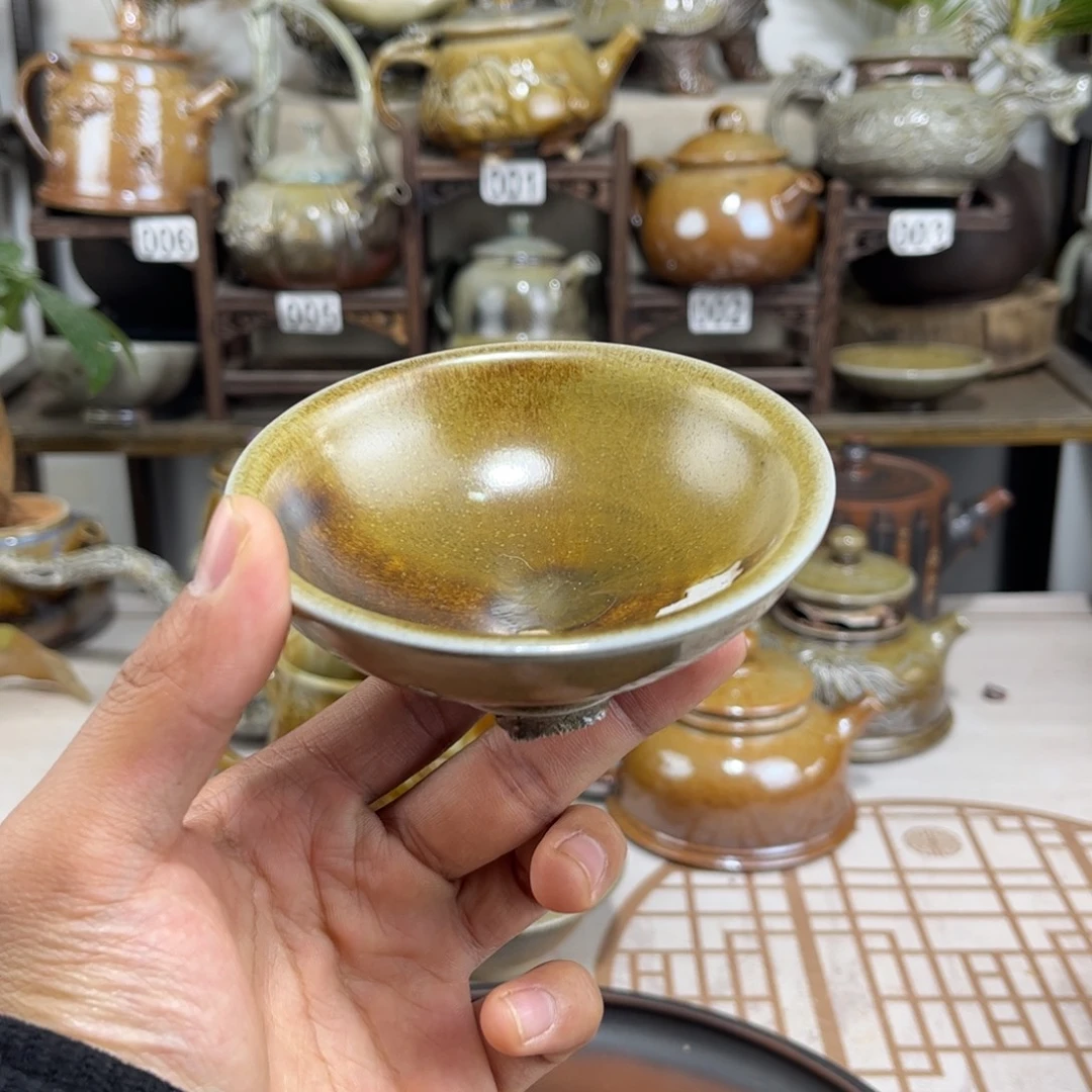 瑕疵柴烧主人杯，体验款