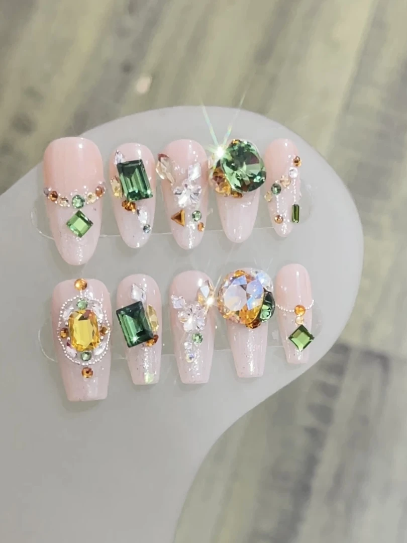 【八方进宝】施华洛华子高级可拆卸式穿戴甲