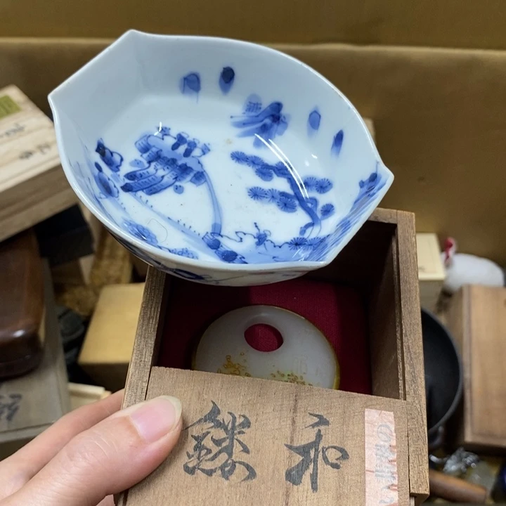 瓷片中古工艺品一件
