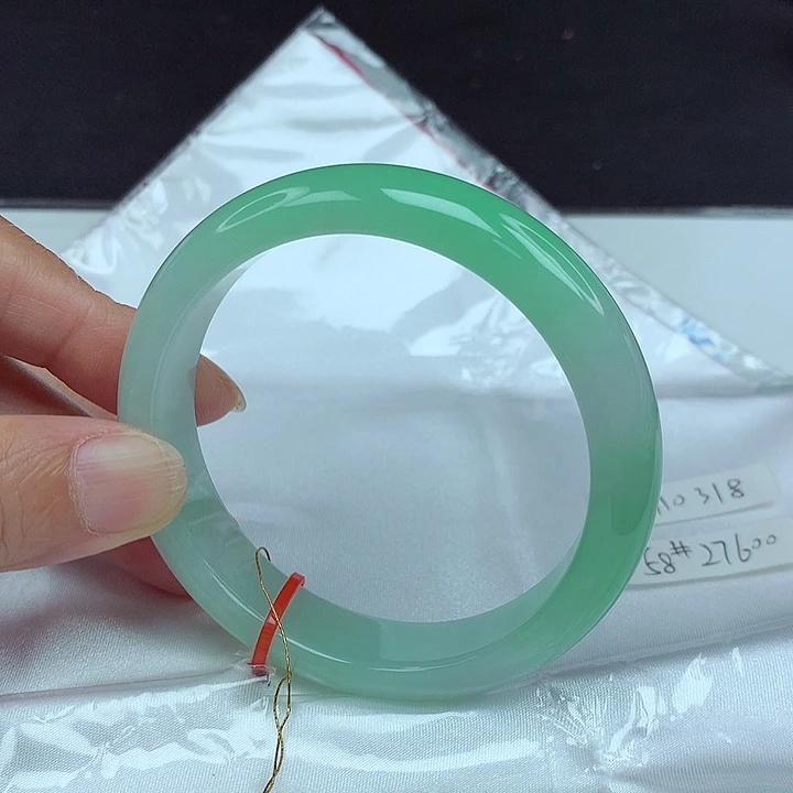 未镶嵌手镯翡翠58圈0318