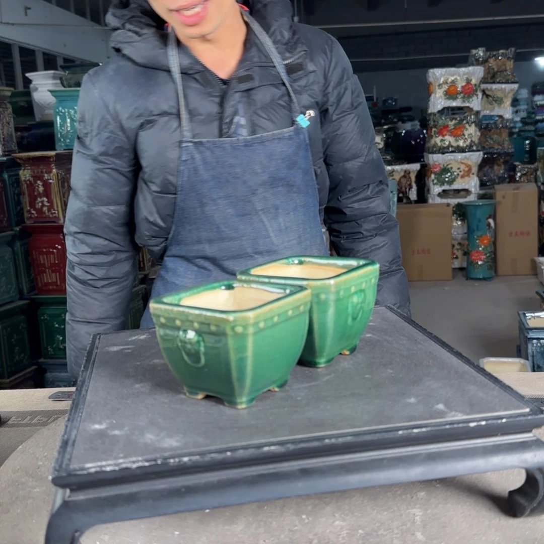 一风堂石湾花盆。微瑕