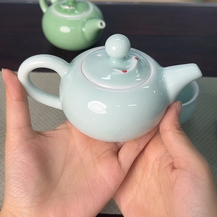 龙泉云间青瓷小米茶器