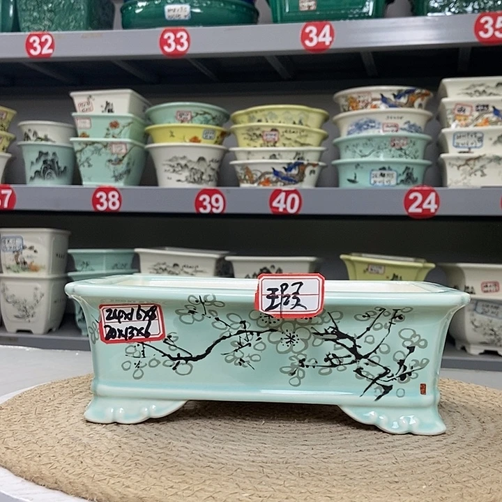 紫砂紫砂花盆0814