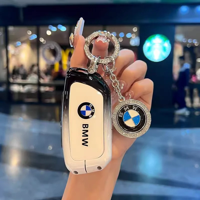 适用24款宝马X5钥匙套新X1X7包5系7系735li/iX/XM/X6车iX高档壳扣