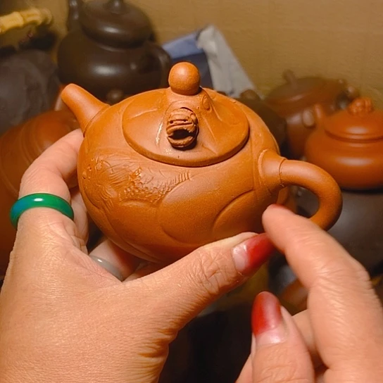 全手工制作宜兴紫砂壶