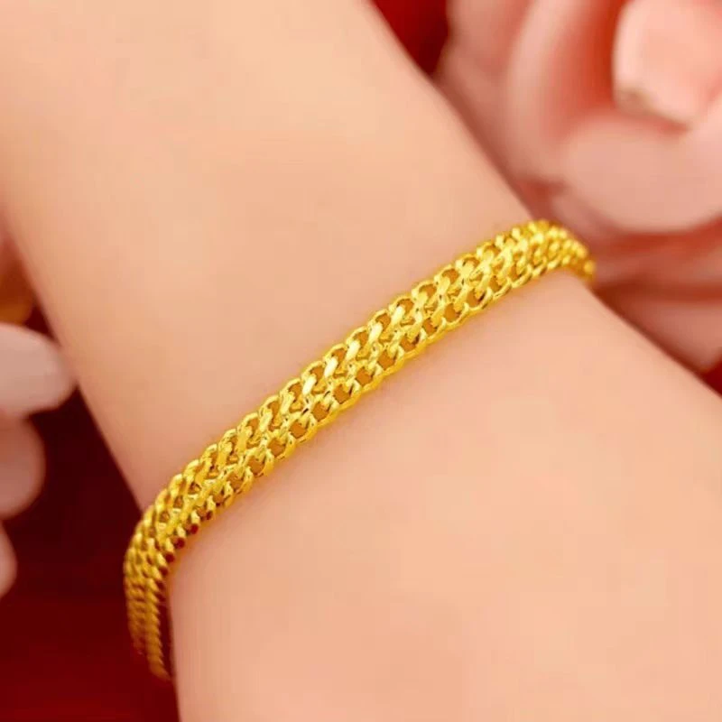 铜合金手链 铜合手链《精工蛇骨链》气质时尚经典百搭光面不掉色