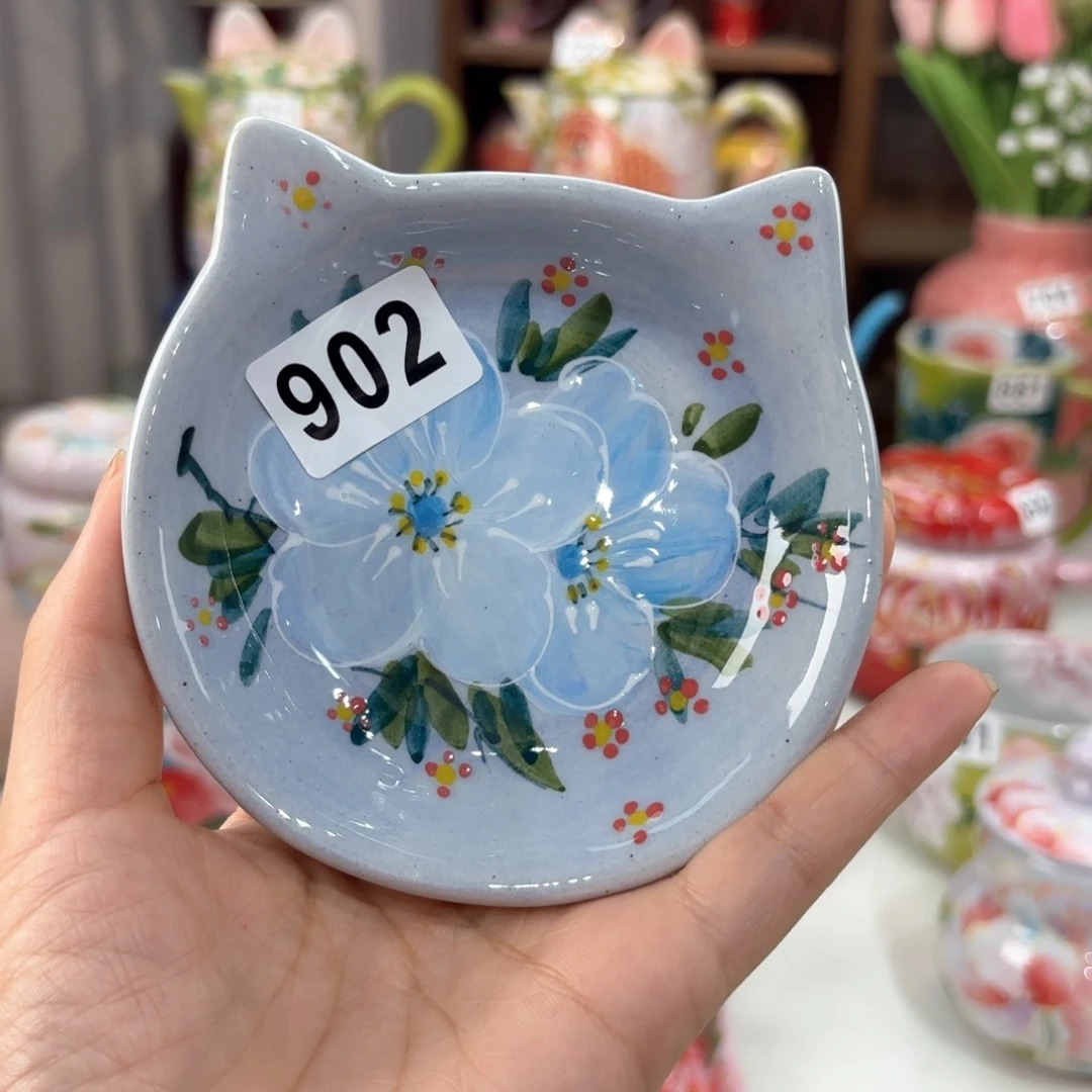 景德镇手绘高温釉下彩陶瓷茶具