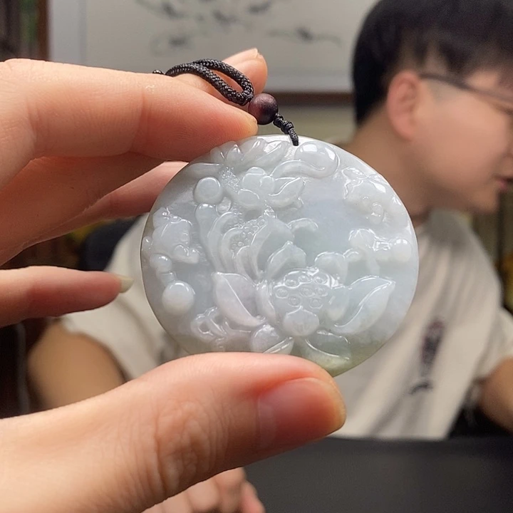 翡翠未镶嵌颈饰天然A货翡翠