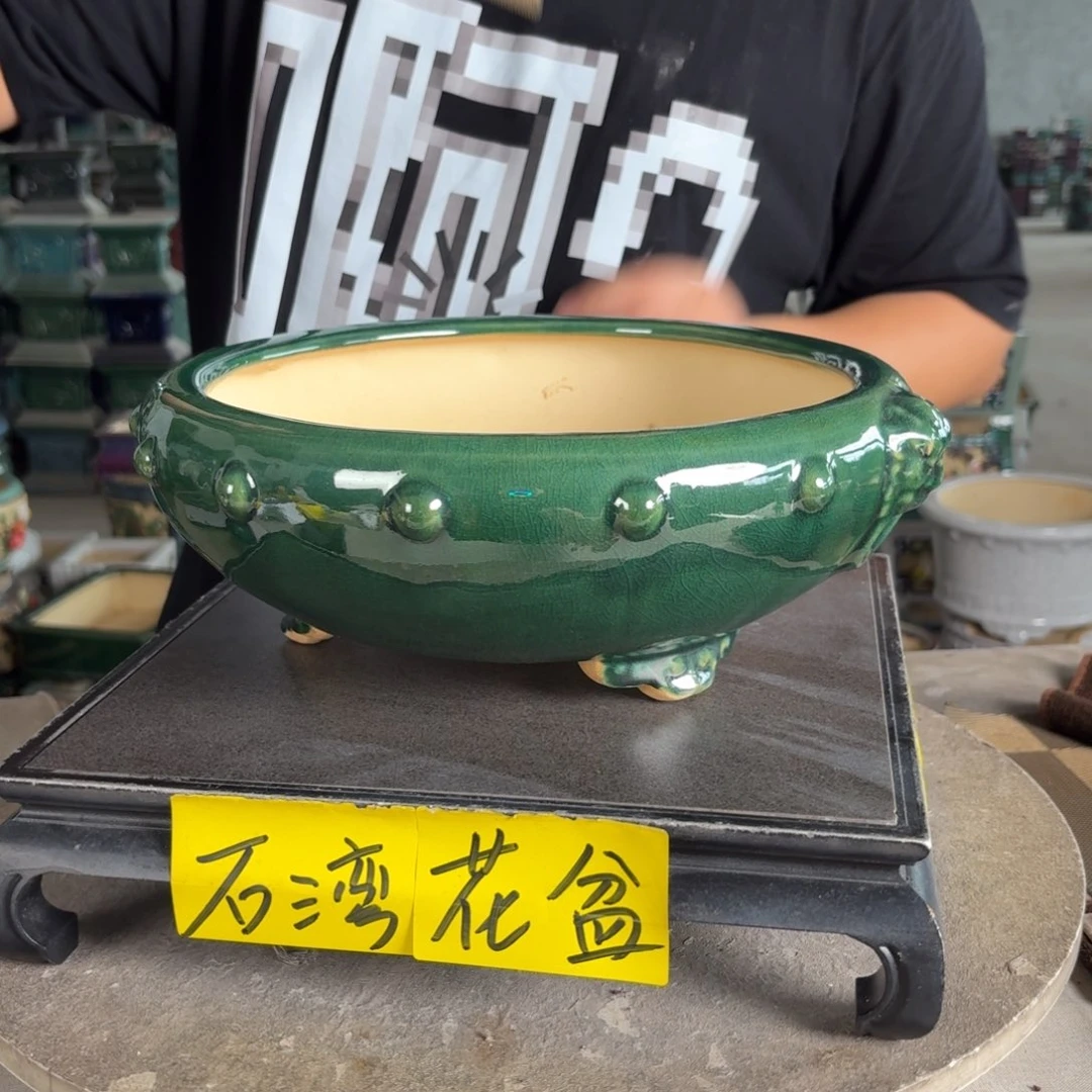 。一风堂石湾花盆 内24*8
