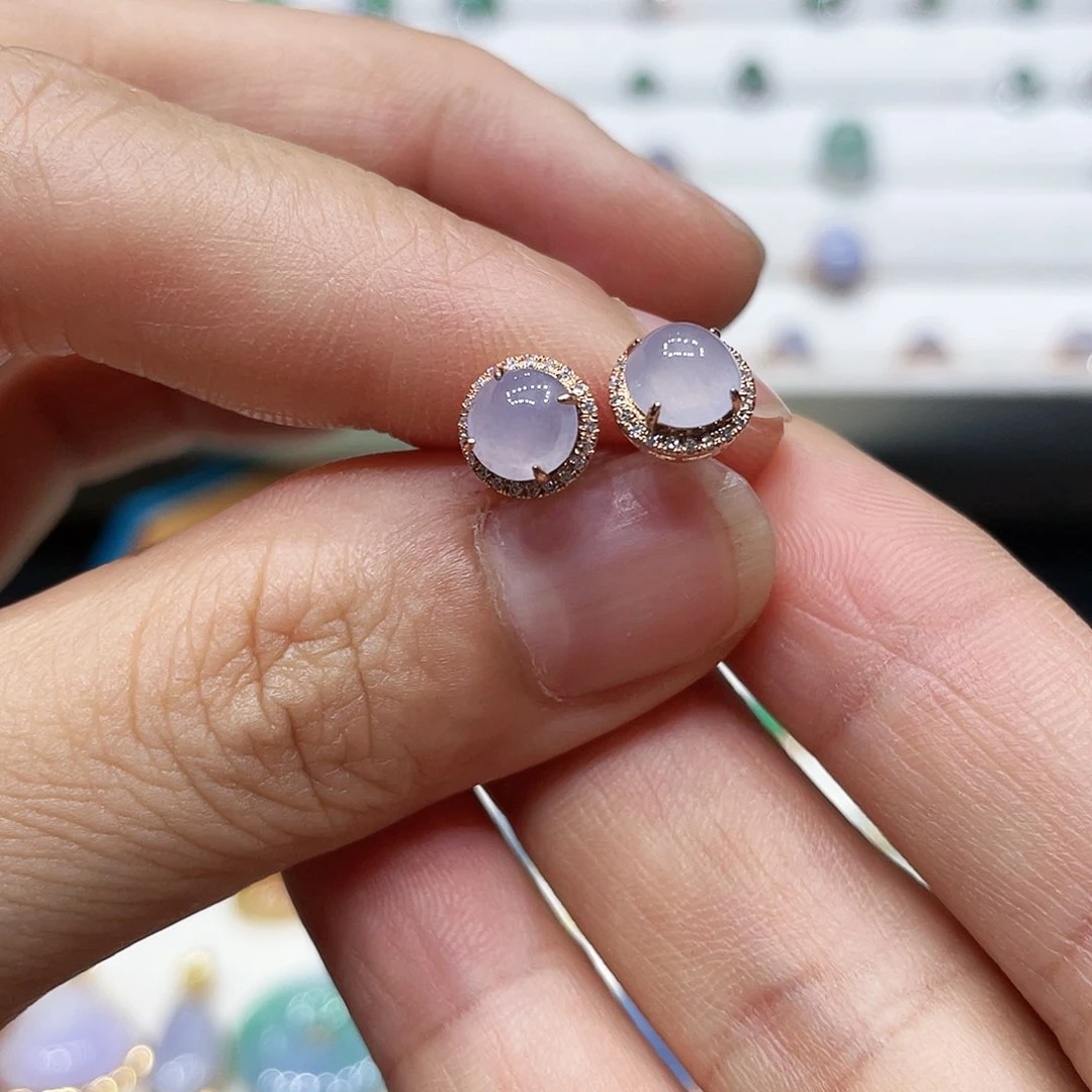 【闪购商品】翡翠18K金镶嵌颈饰（不含链）