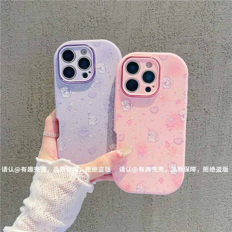 金属小胖妹适用苹果16/iPhone/华为荣耀/VIVO/OPPO/小米手机壳潮