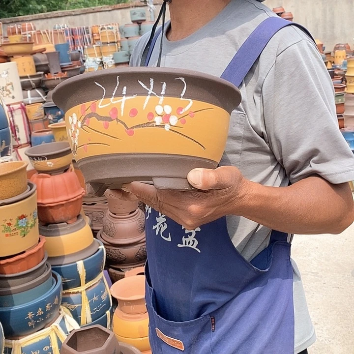 紫砂花盆紫砂花盆