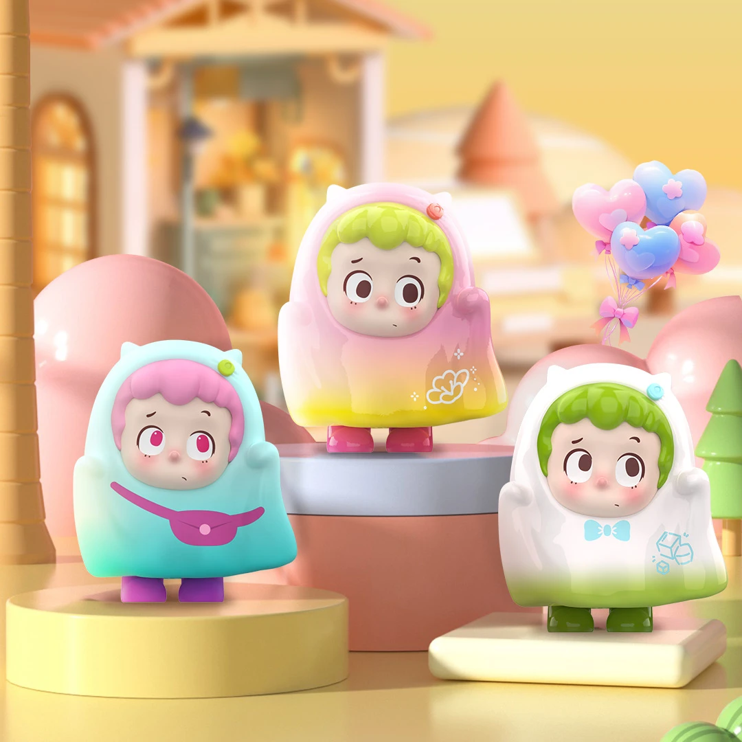 PINY一起鬼混萌粒胶囊系列潮玩盲盒手办摆件