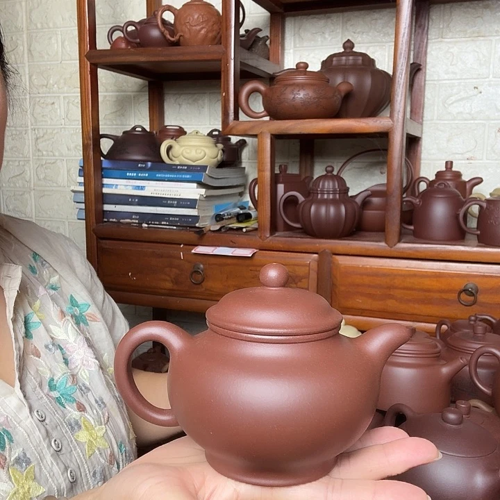 茶壶紫砂掇320cc精工半手