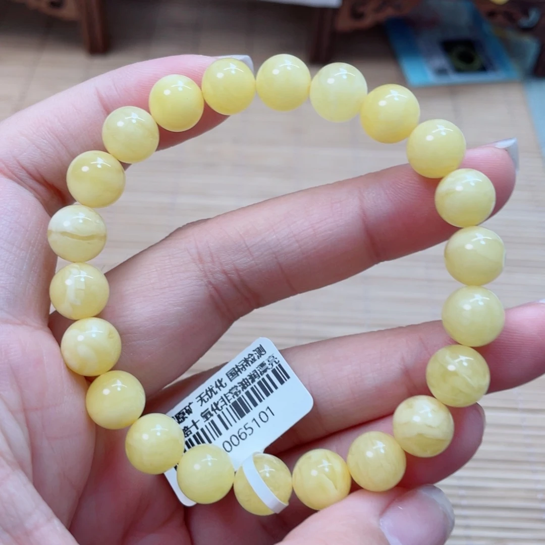 蜜蜡未镶嵌手串蜜蜡