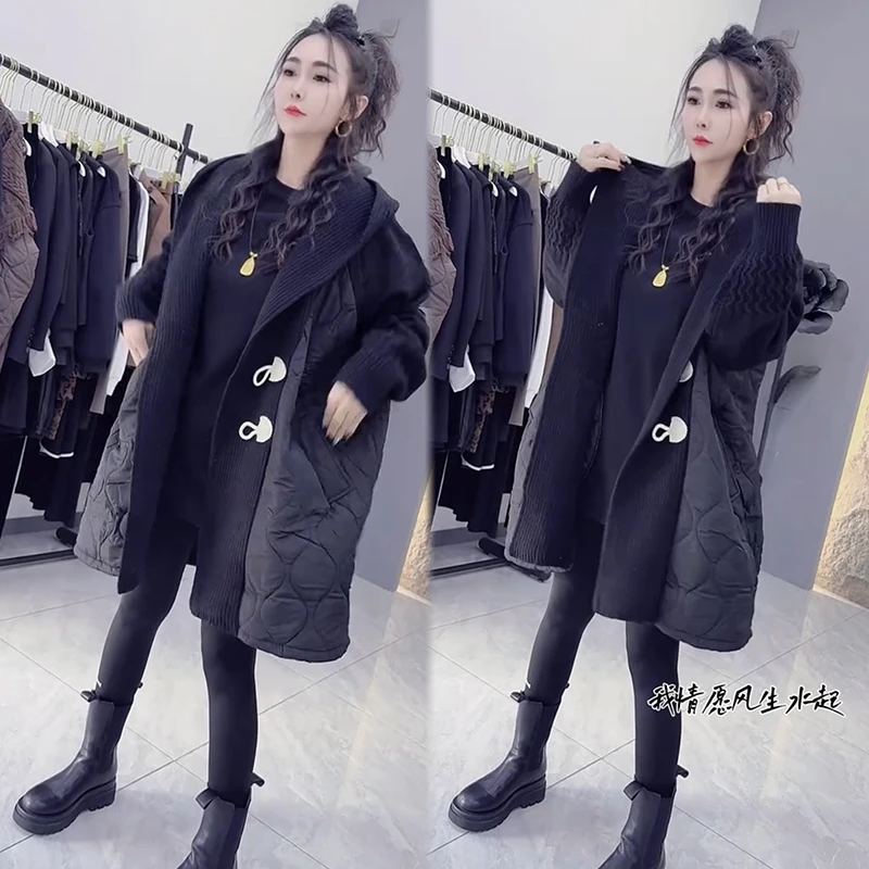 2025秋季新款时尚显瘦气质网红高档洋气女高级百搭宽松大码棉外套