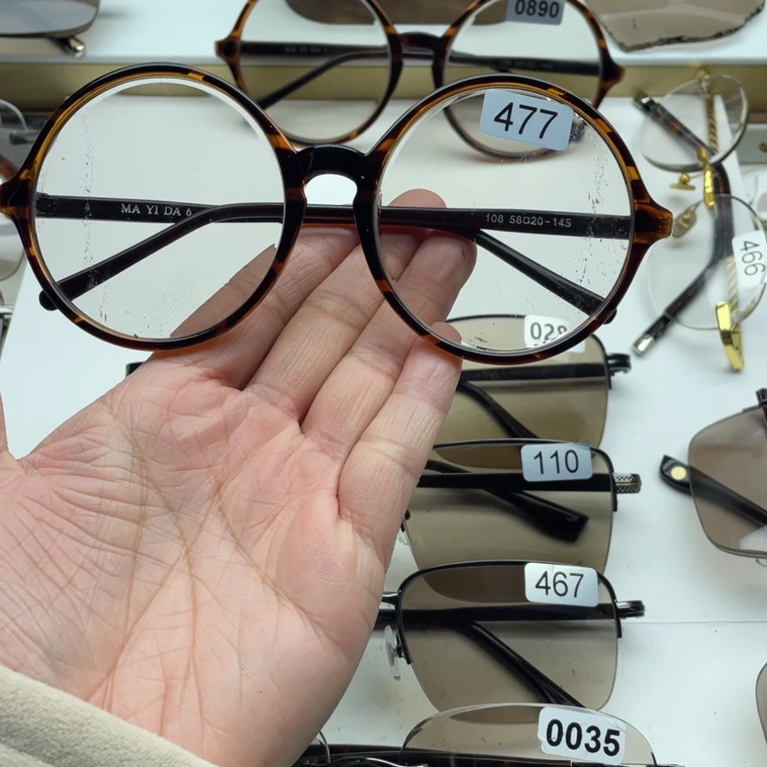 茶水晶复古圆 477