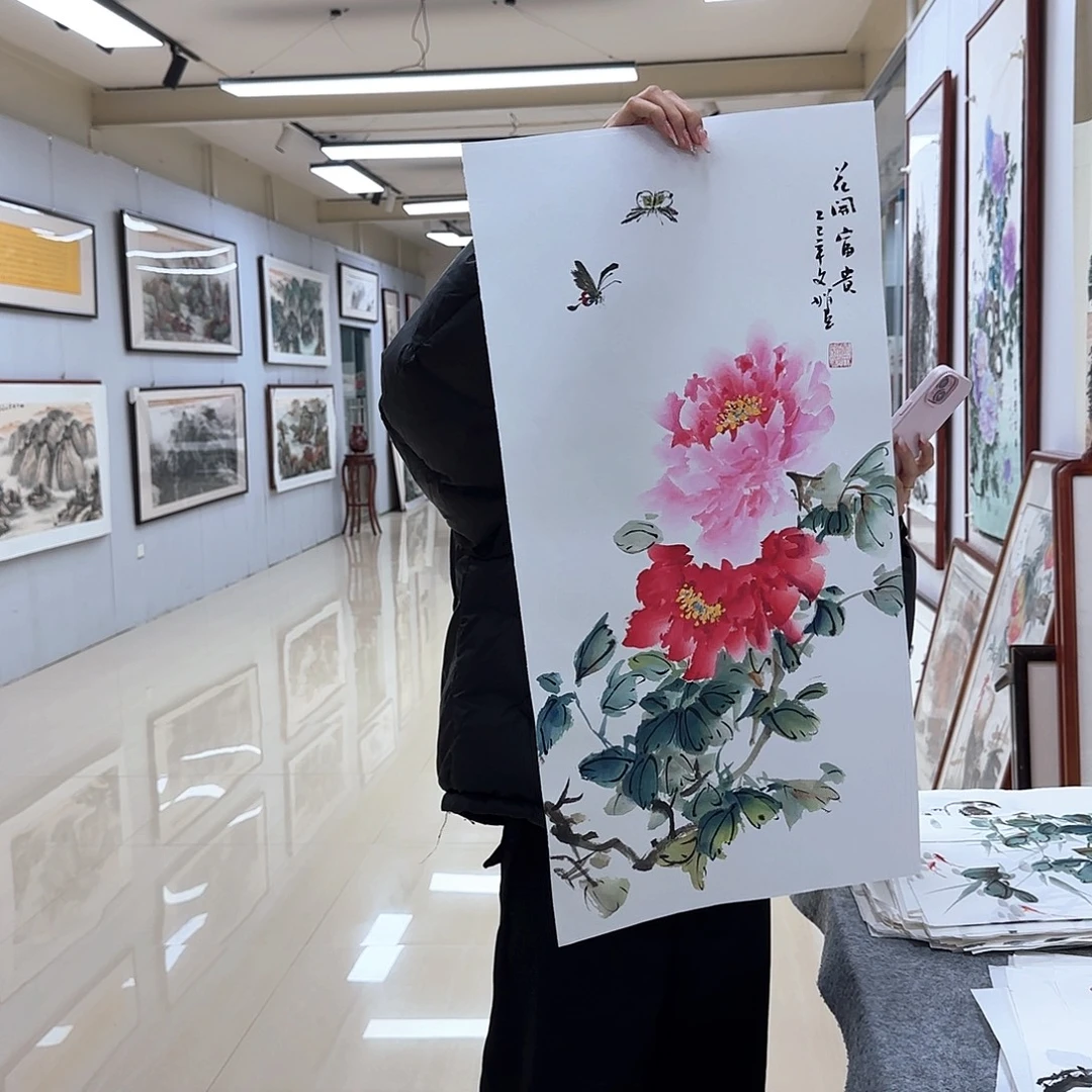 国画国画作品多次