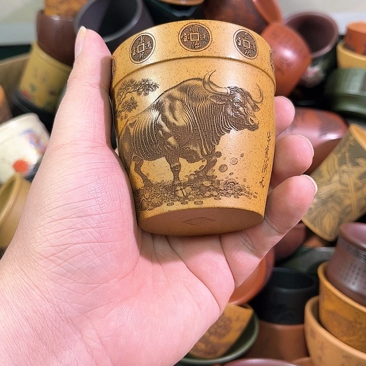 茶杯紫砂全手工紫砂主人杯