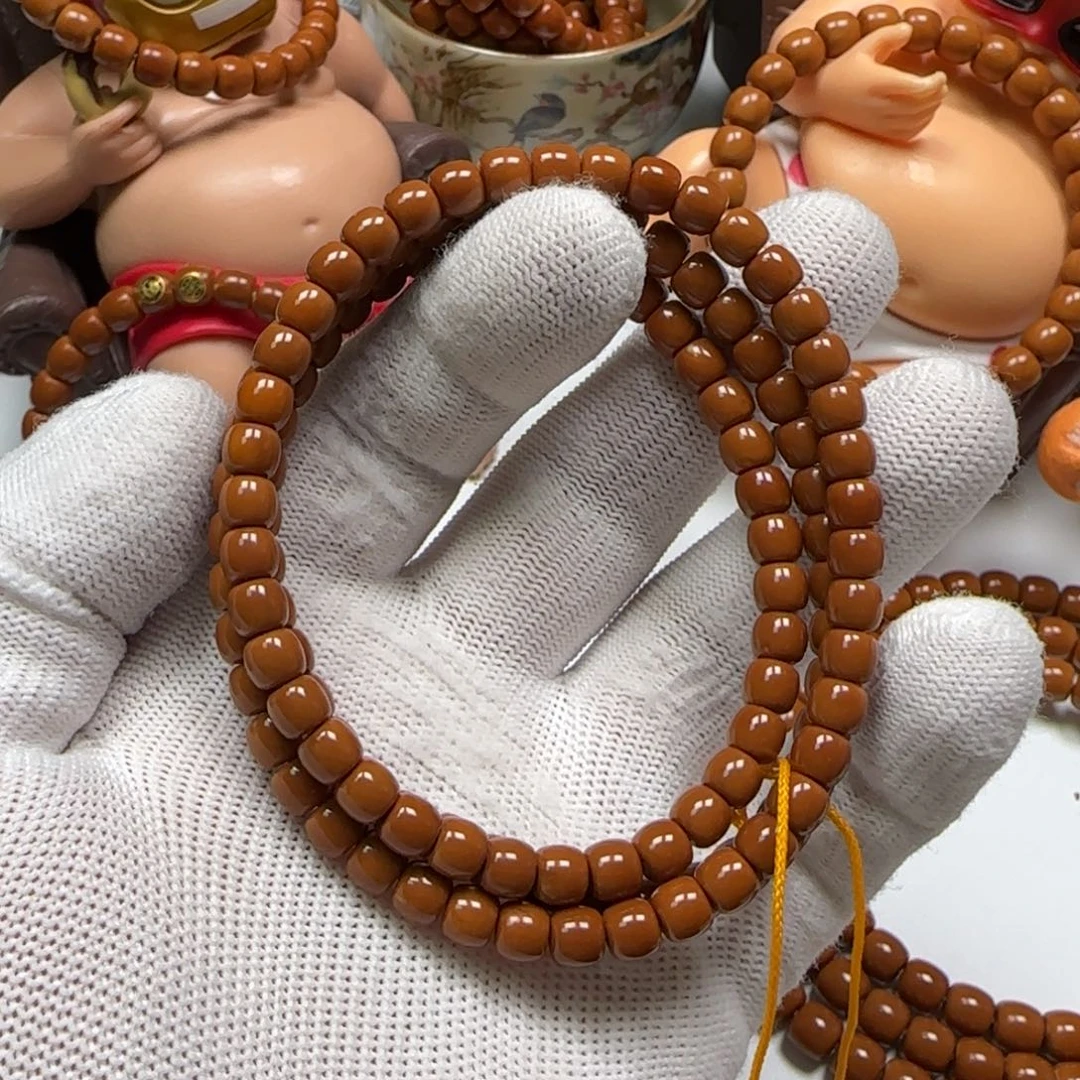 C***t手串/手链橄榄核老挝核尖脖挂6.0