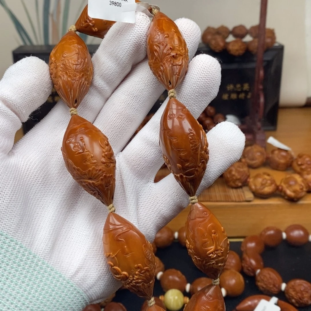 手串橄榄核许忠英老师荷花无相