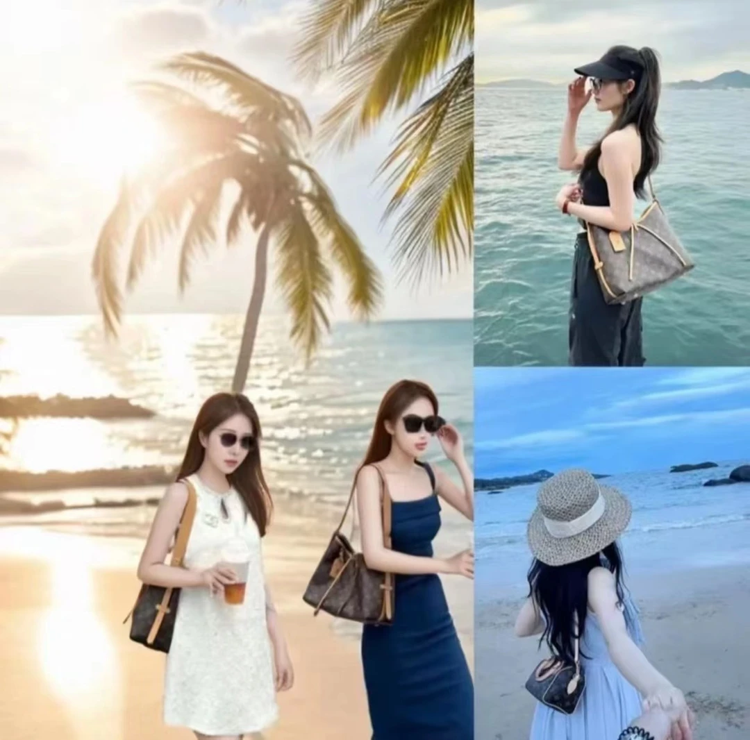 99新 LV 路易/威登 【顺丰包邮】 onthego 新款女包
