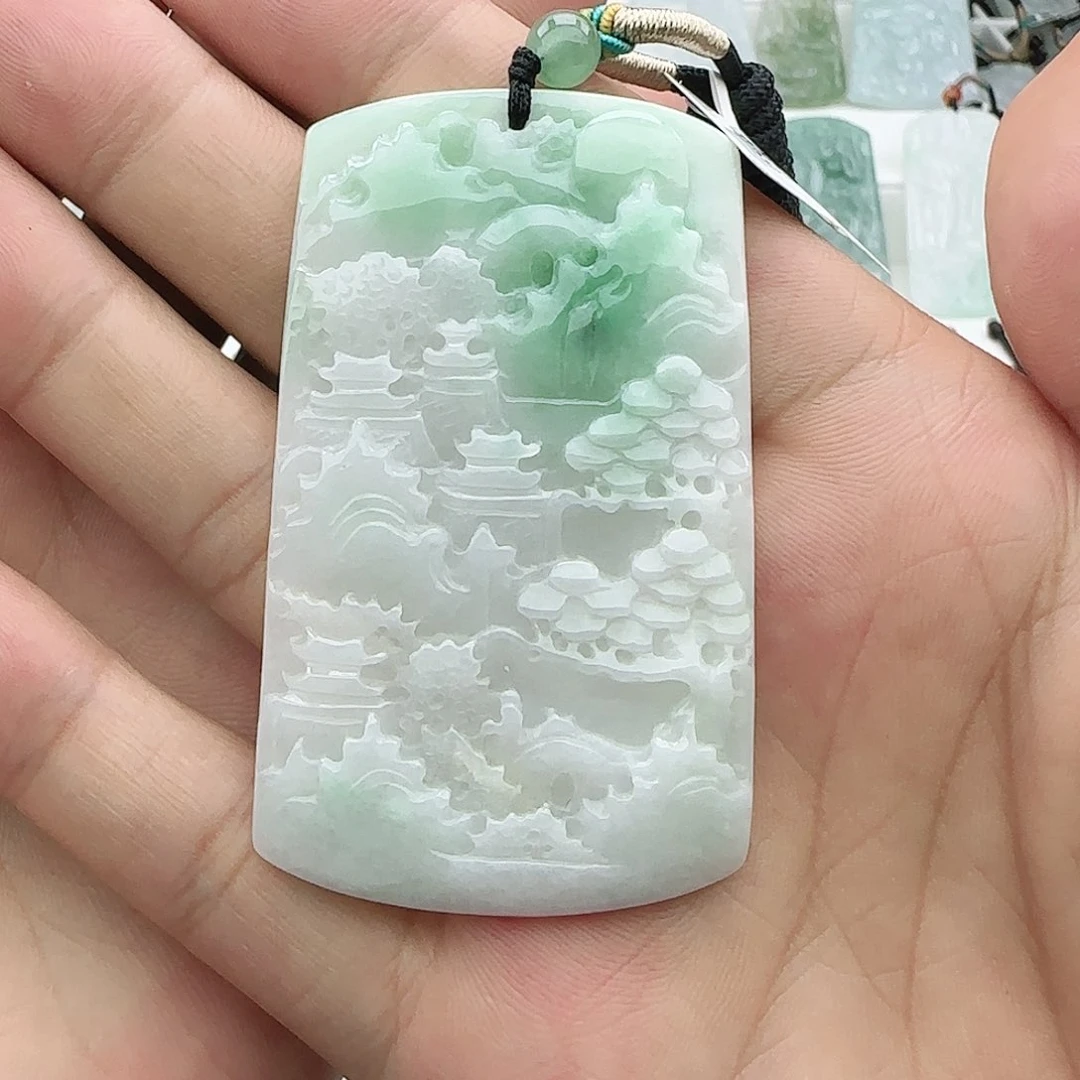 翡翠未镶嵌颈饰翡翠