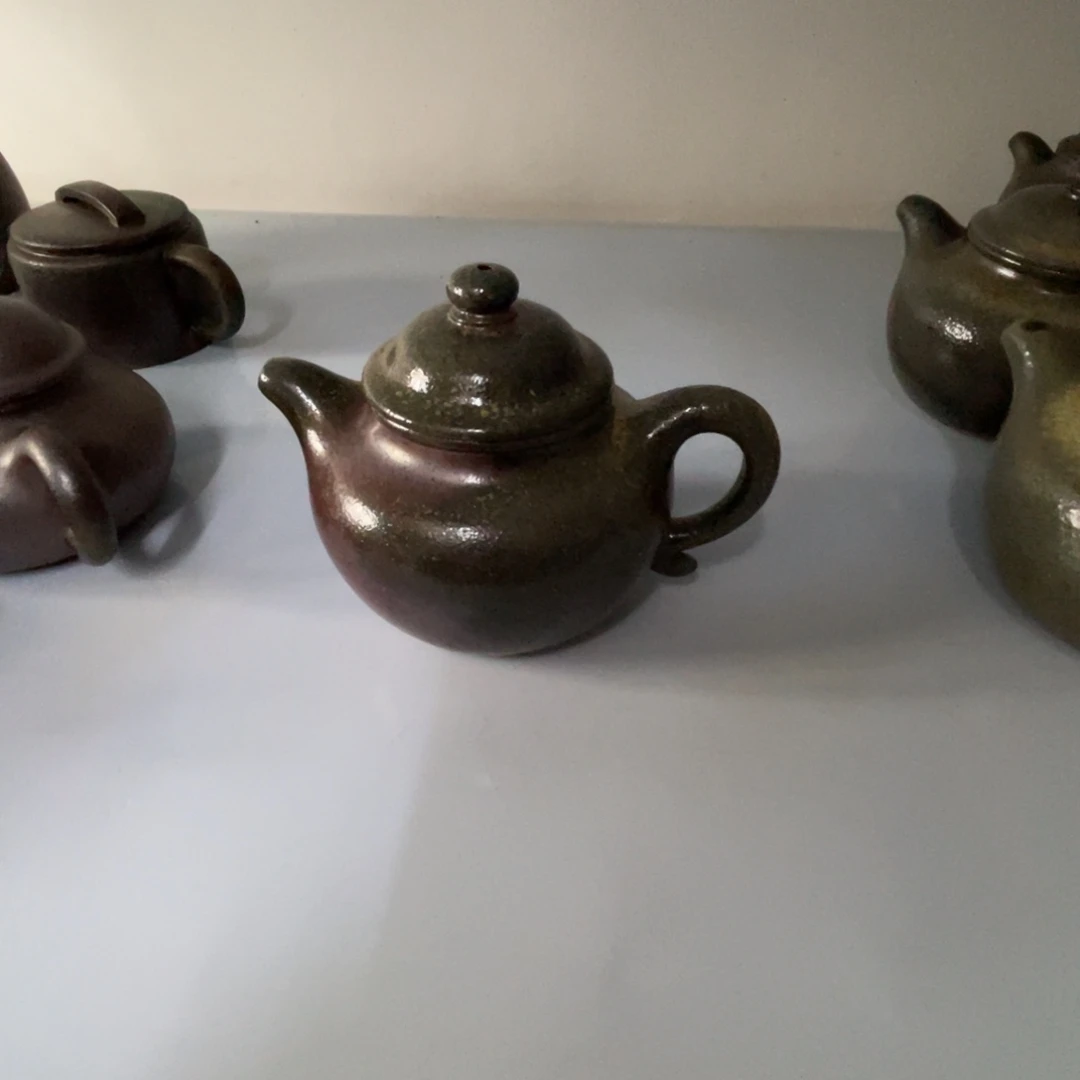 紫砂茶壶柴烧连子250cc