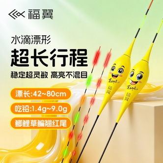 福翼超长行程夜光漂高灵敏浮漂夜光漂日夜两用抗走水漂大物电子漂