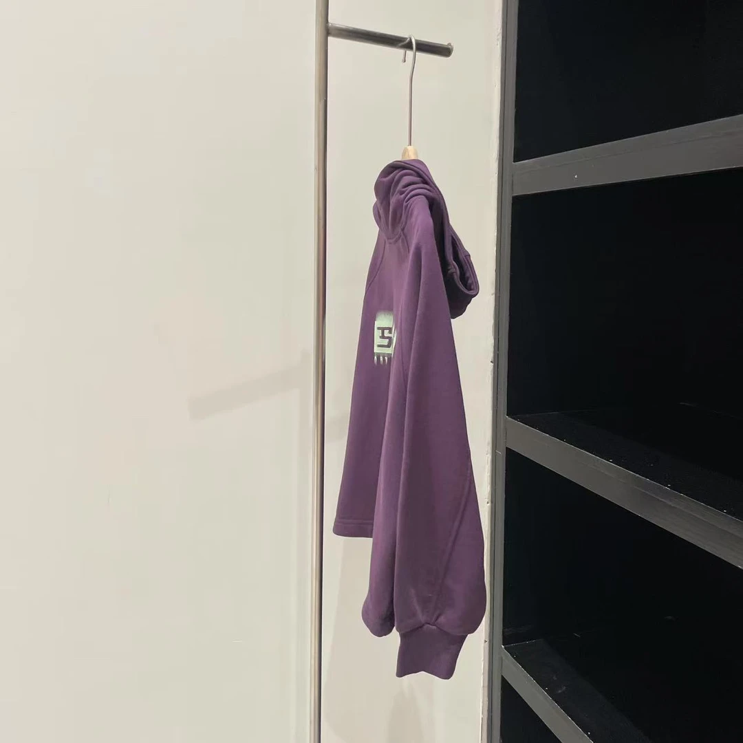 秋冬男童女童连帽卫衣紫色 2571宸系