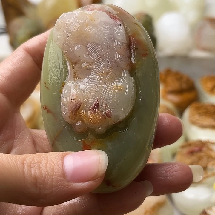 A***i石材古青石不退换貔貅