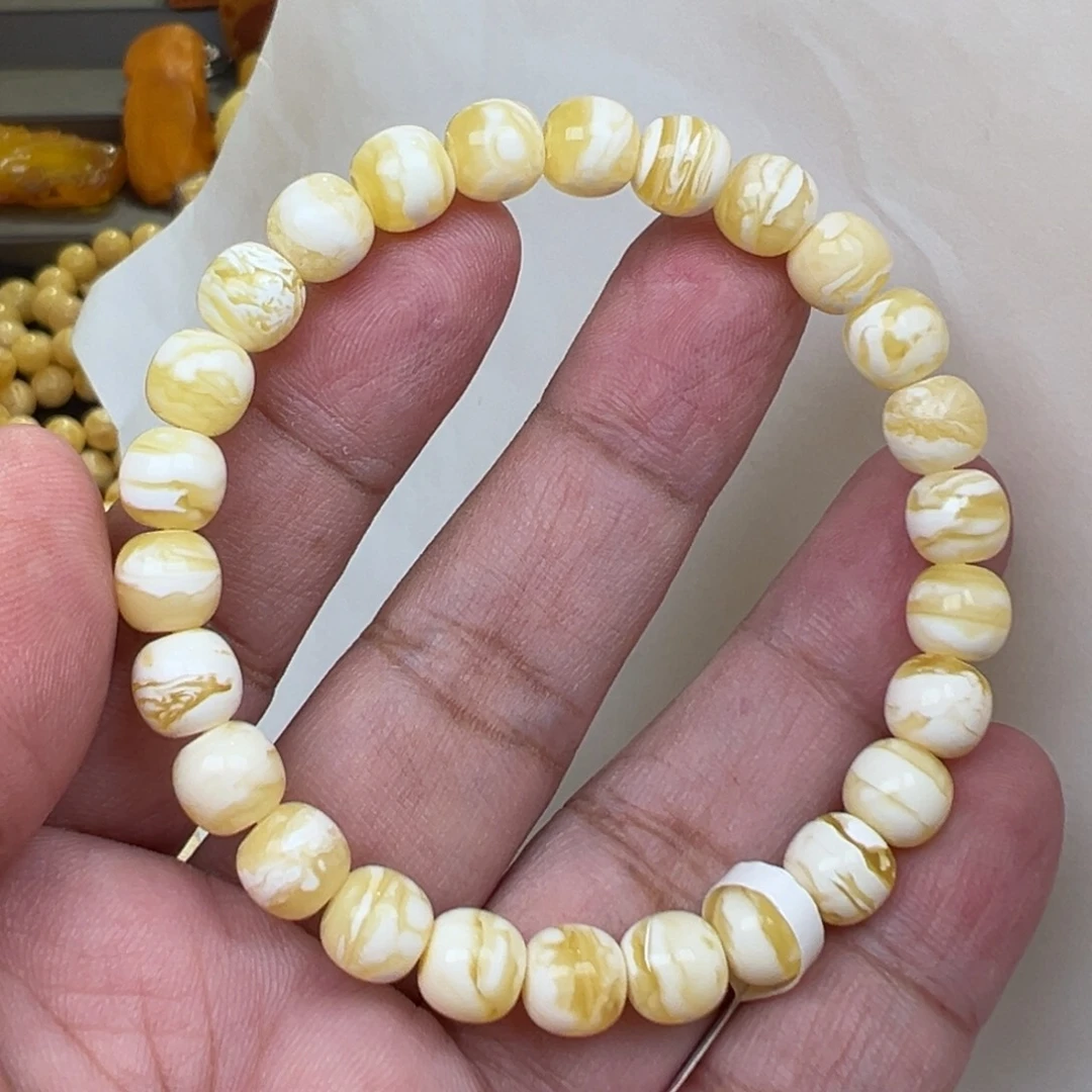 蜜蜡未镶嵌裸石8加