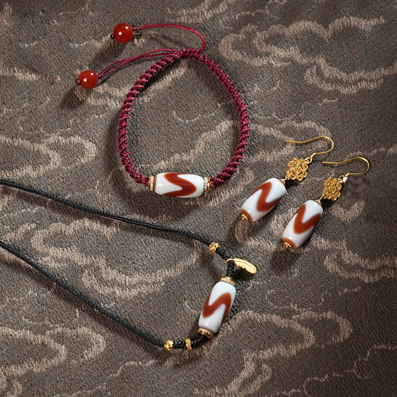 【老掌柜】红肉玛瑙虎牙系列  M041861/ M041862/ M041863