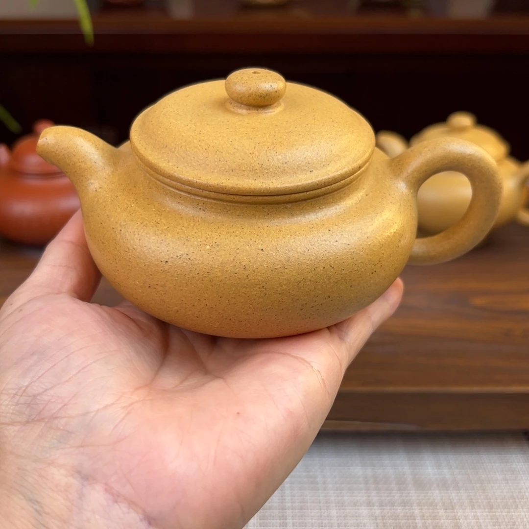 紫砂茶壶黄金段仿壶全手260cc