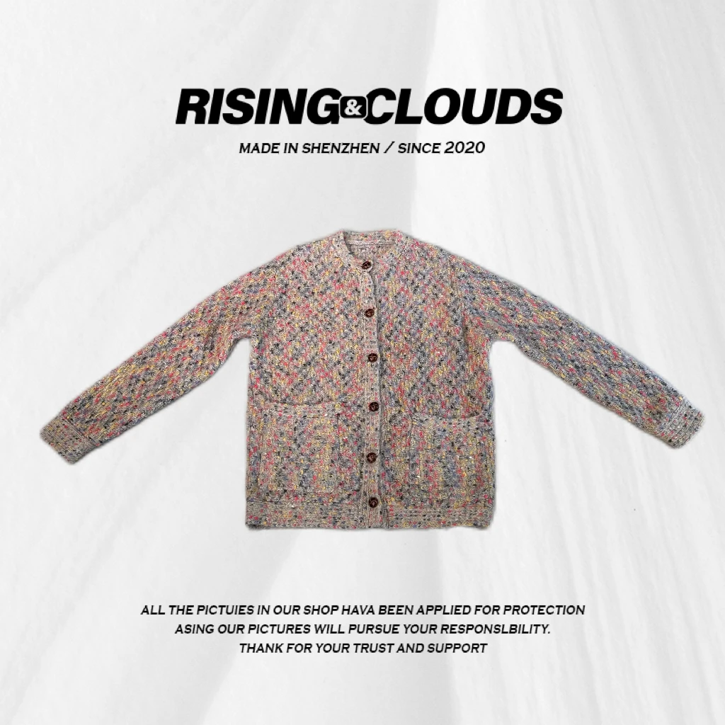 RISING&CLOUDS【小云姐】深圳南油秋冬款花线针织外套100256