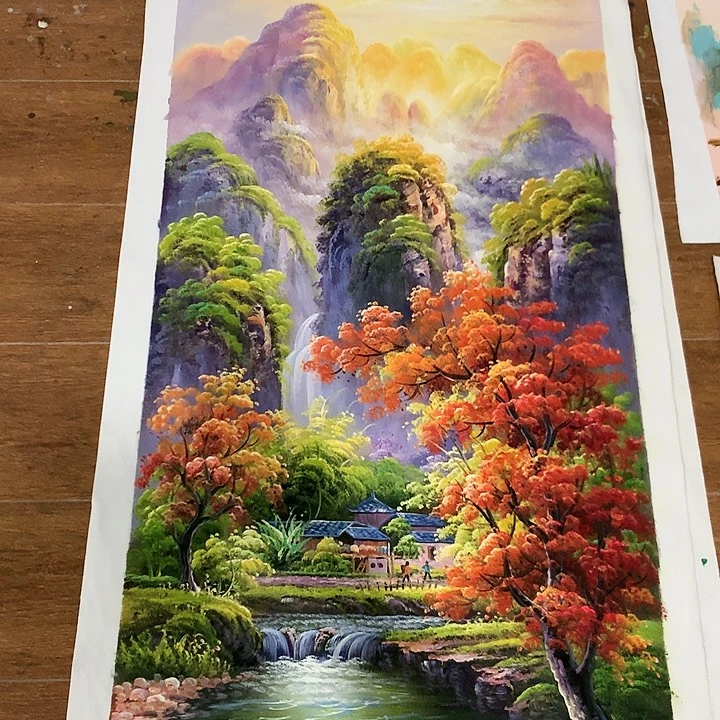 油画60*120手绘油画