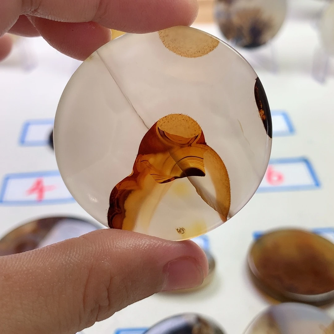 未镶嵌玛瑙/玉髓珠宝半成品