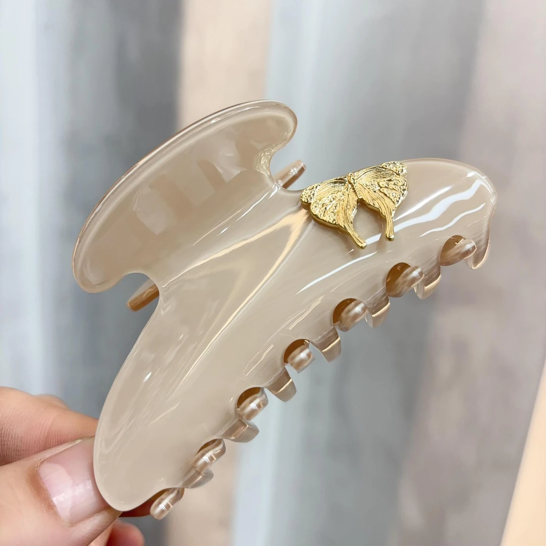 A747奶茶果冻色抓夹