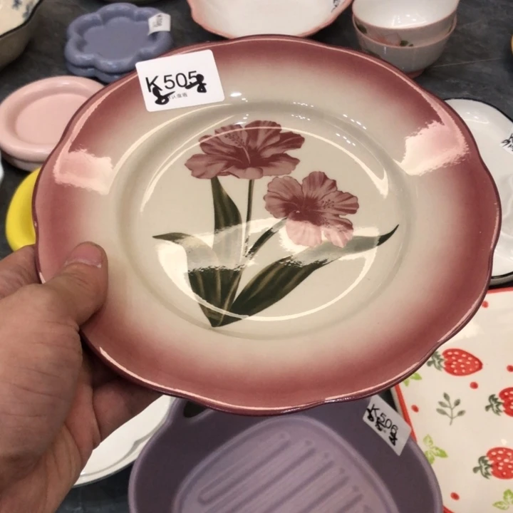 陶瓷微瑕盘碗碟介意勿拍