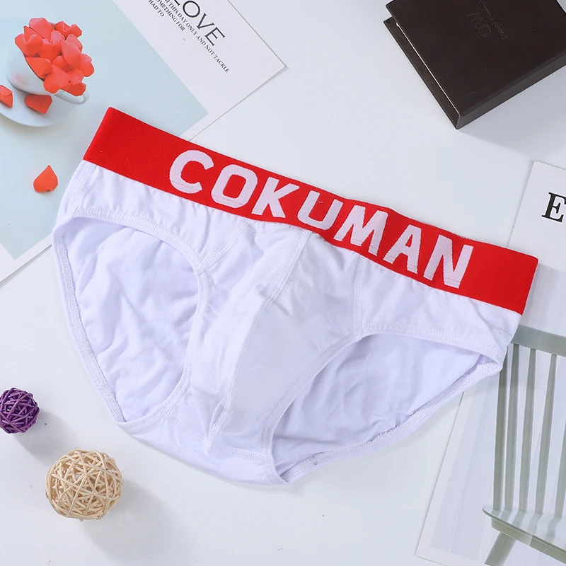 棉男士三角裤高含棉青少年舒适运动健康高弹腰带