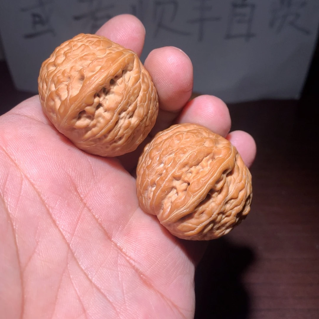 文玩核桃把件铁锤38边肚同尺